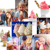 Ice Cream 3 Flavor Soft Serve Commercial Ice Cream Machines